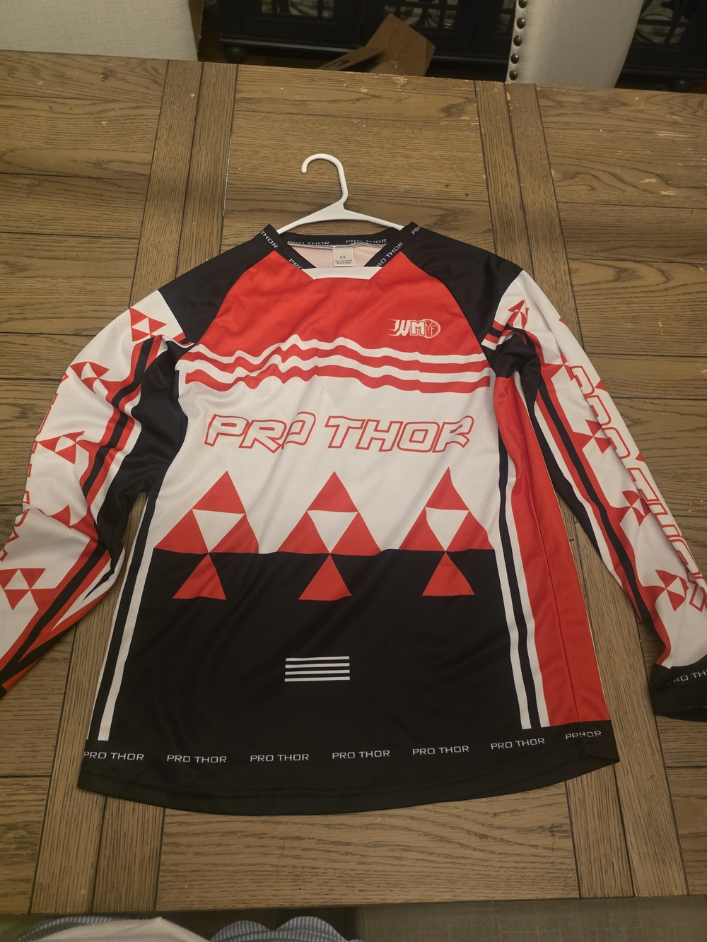 Pro Thor Red, White & Black Motocross Jersey XS